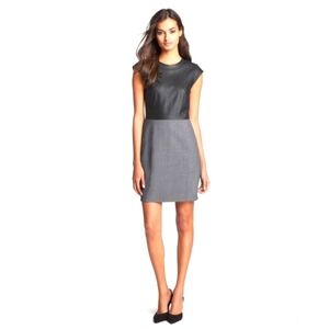 Theory Black and Gray Sleeveless Women's Dress